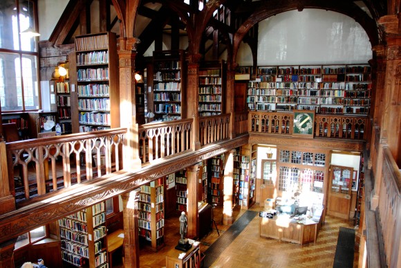 Gladstone's library interior